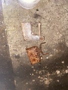 Żelazko z kominem zabytkowe