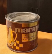 PRL-Puszka po kawie z lat 70-tych.-Kawa naturalna MARAGO-PZKS Poznań