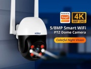 KAMERA ZEWNĘTRZNA OBROTOWA  WiFi BEZPRZEWODOWA  Tuya Fuers/Kerui  8MP PTZ 