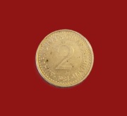 Moneta 2 dinary 1984, Jugosławia