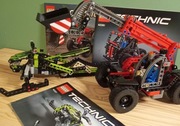 2 zestawy Lego Technic 42061 + 42021 Ładowarka teleskopowa i Skuter
