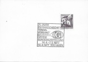 Austria 75 lat Związku tenisa w Austrii stempel 1977 