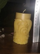 Delfiny świeca z wosku pszczelego