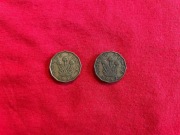 3 pensy 1938 1942 rok Wielka Brytania Jerzy VI