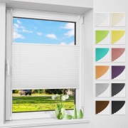 Roleta żaluzja plisowana montaż bez użycia wiertarki 75 x 100 cm