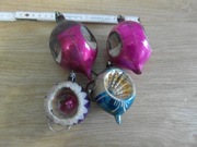 Stare szklane bombki reflektorki z PRL - u