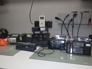 Aparaty fotograficzne zestaw lampy komplet