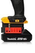 Adapter przejściówka baterii akumulatora Makita 18V do DeWalt 18V XR