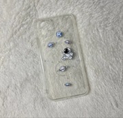 Przezroczyste etui iPhone 11 Pro Max astronaut aesthetic