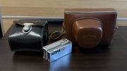 Zorki 10  obiektyw futerały aparat analogowy, kolekcjonerski, vintage *TT02