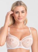 Biustonosz miękki Samanta Tinka A143 75E, braletka, pastelowe kwiaty, baza