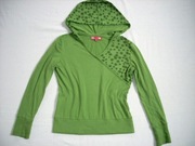 CROPP Zielona Bluza Bluzka Kaptur S 36