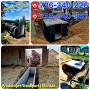 Szamba Betonowe od 2m3 do 14m3. Piwniczki, Kanały samochodowe 