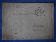 OFLAG IX B 1939 PRZESYŁKA Z OBOZU DO KRAKOWA  /zwykła koperta / życzenia