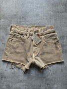 Levi's 501 original szorty XXS 23 32 vintage cut-off denim lato