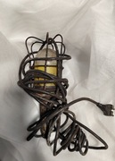 Oryginalna przenośna lampa warsztatowa PRL 