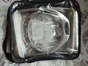 Nowe strzemiona metalowe białe gumki