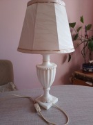 Lampa secesyjna z alabastru