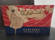 Pudełko proszku NEON z lat 60-tych PRL-Produkt kolekcjonerski nie do użycia