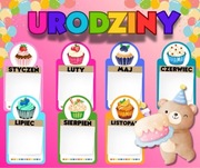 Przedszkole kalendarz urodziny, plik PDF
