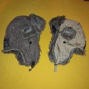 NOWA! czapka pilotka ciepła 1szt. (beż lub brąz) rozm.58 --- HAKER---