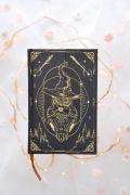 Piękny notes z zapięciem magnetycznym Magia | Notatnik twarda oprawa z sową