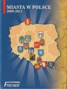 Komplet monet i klaser, Album  Fischer  2 zł NG Miasta w Polsce 2009-2011