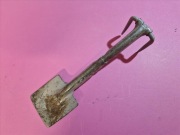 Składana Stalowa Mini Grabko - Łopatka z PRLu