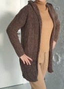 LIU JO sweter kardigan brązowy roz L/XL