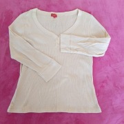 **powystawowa angielska bluzka OUTFIT beżowa bawełna M/38