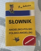 Słownik angielsko-polski polsko-angielski exlibris używany 