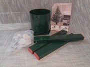 Metalowy stojak na choinkę - stabilny uchwyt świąteczny