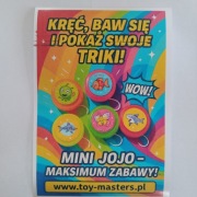 Kapsuła z zabawką mini yoyo 45mm 200szt