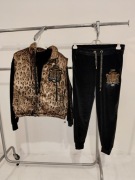 Stylowy zestaw 3 częściowy welurowy T.A.T.U