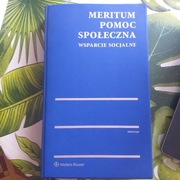 Meritum pomoc społeczna. Wsparcie socjalne.