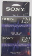 SONY P6-120HG / HIGH GRANDE / 120min / 8mm / Video8 / 2PAK