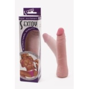 Dildo w cielistym kolorze 18,5 cm