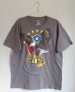 Koszulka Bawełna Patriotic T-Shirt These Colors Don't Run Eagle Print
