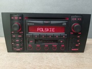 Radio samochodowe Audi Symphony CD + kasta do A4 B5, ZADBANE 2din