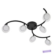 Lampa sufitowa Loob czarna 4020 lm LED Inspire