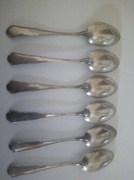 SREBRNE MALUTKIE ŁYŻECZKI DO KAWY 