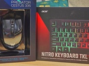 Zestaw gamingowy Acer Predator Cestus 335 + klawiatura Acer Nitro TKL