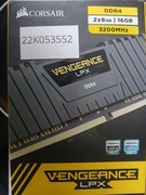 Pamięć Corsair Vengeance LPX DDR4 16 GB 3200MHz