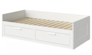 Leżanka IKEA BRIMNES + 2 Materace (w tym sprężynowy!) | Pruszków