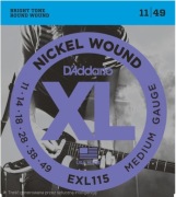 Struny D'Addario EXL115 do gitary elektrycznej