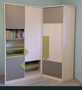 Szafa narożna i regał BRW strzałka