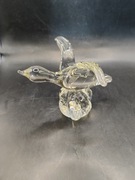 Szklany ptak Steuben Liberty Flying Eagle przycisk do papieru 