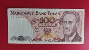 Banknot 100 zł z 1986r, Seria RZ