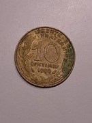 Republioue Francaise, - 10 centime 1993 Rok