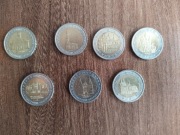 Monety okolicznościowe 2 Euro, zestaw